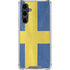 Sweden Flag Distressed Galaxy S23 FE Clear Case